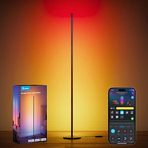 $54.99 – Prime Day Govee RGBIC Floor Lamp Basic, 1000lm LED Corner Lamp, Black