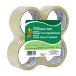 $4.53 – 4-Pack Duck 1.88″ x 55-Yd Clear Packaging Tape Refill Rolls  + Free Shipping