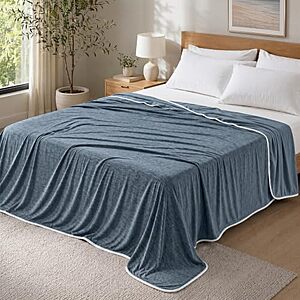 $15.89 – * | 108″ x 90″ PHF Double-Sided Q-Max 0.46+ Lightweight Cooling Blanket (Various) at Amazon