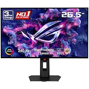 $384.00 – $384 | 27″ ASUS ROG XG27AQDMGR 1440p QHD 240Hz Glossy WOLED Gaming Monitor at Amazon