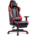 $63.99 – Red or White, $66.49 Blue GTPLAYER Gaming Chair with Footrest, Ergonomic Computer Game Desk Chair, Reclining Gamer Chair