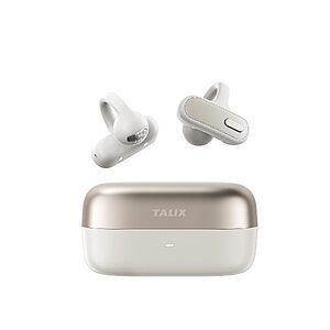 $18.50 – TALIX X8 Open Ear Clip-On Wireless Earbuds w/ AI ENC & Bluetooth 6.0 (White or Pink) – Lowest Price Ever on Amazon with $51.49 Off (Use Code 9XI6E1FT)