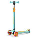 $22.71 – 3-Wheel Dribbl Kids Kick Scooter w/ Adjustable Handlebar (Light Blue & Orange)  + Free Shipping