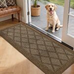 $14.24 – 20″ x 48″ COSY HOMEER Non-Slip Low Profile Entryway Door Mat (Brown)  + Free Shipping