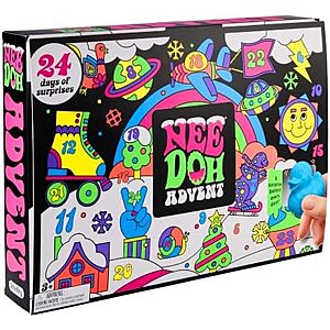 $29.99 – * | 24-Pc NeeDoh Squishmas Mini Squeeze Toy Advent Calendar at Amazon