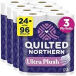 $17.08 – Prime, SnS * | 24-Count 255-Sheets Quilted Northern 3-Ply Toilet Paper Mega Rolls (Ultra Plush) at Amazon (71.2¢ each)