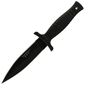$15.24 – Prime Members: Smith & Wesson 9″ H.R.T. High Carbon Dual Edge Fixed Blade  + Free Shipping