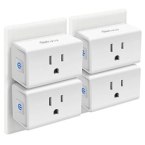 $21.99 – * | 4-Pack Kasa Smart Plug Ultra Mini 15A, EP10P4, Smart Home Wi-Fi Outlet + 25% Back w/ Prime Visa Card at Amazon