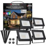 $40.00 – Prime Members: 4-Pack Monster Multi-Color Outdoor Smart Flood Lights $40 + Free Shipping