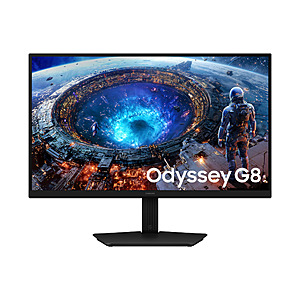 $350.00 – Samsung EDU/EPP Members: 27″ Odyssey G8 5K 180 Hz / QHD 360 Hz Dual Mode IPS Gaming Monitor $350 + Free S&H