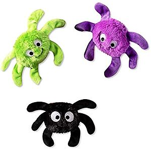 $5.00 – $5 | Fringe Studio, Creepy CRAWLY Spiders, Small Plush Dog Toy 3PCS Set at Amazon