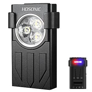 $10.99 – HOSONIC E7 1100-Lumen Rechargeable Mini LED Flashlight w/ Clip & Magnetic Base  + Free Shipping w/ Prime or on $35+