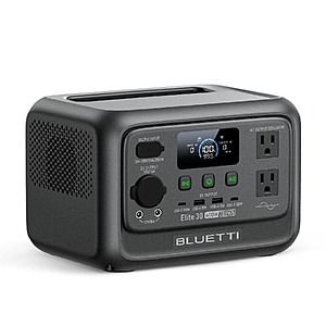 $208.03 – Prime Members: Bluetti Elite 30 V2 288Wh 600W Portable Power Station  + Free Shipping