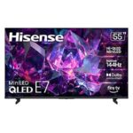 $449.99 – Hisense 55″ E7 Cinema Series Hi-QLED Mini-LED 4K UHD Smart Fire TV (55E7SF, 2026 NEW) – Native 144Hz, AI Picture – Now at Lowest Price Ever