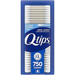 $4.25 – SnS  | 750-Count Q-tips Cotton Swabs at Amazon