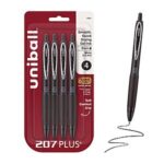 $3.62 – 4-Count Uni-Ball 207 Plus+ 0.5mm Micro Point Retractable Gel Pens (Black Ink) – w/ S&S + Free Shipping