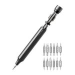 $10.99 – HOTO 24 in 1 Mini Screwdriver Set, Eyeglass Repair Kit, Slate Grey  AC + Free Shipping w/ Prime
