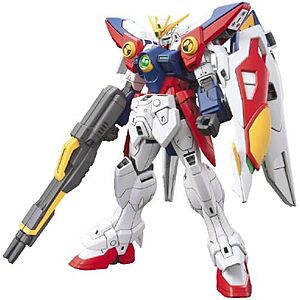 $14.99 – * | Bandai Hobby 5.5″ HGAC Wing Gundam Zero 144 Scale Model Kit (#174) at Amazon