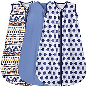 $7.00 – 3-Pack BSTOPPT Baby Sleep Sack w/ 2-Way Zipper (Various Sizes)  + Free Shipping w/ Prime or on $35+