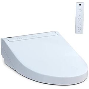 $358.55 – | TOTO WASHLET C5 Electronic Elongated Bidet Toilet Seat (Cotton White) + 10% Back w/ Prime Visa Card at Amazon