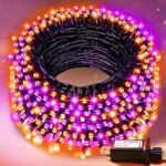 $9.99 – 100′ Nisocy Purple & Orange LED Halloween String Lights w/ 8 Modes & Timer + Free Shipping w/ Prime or on $35+