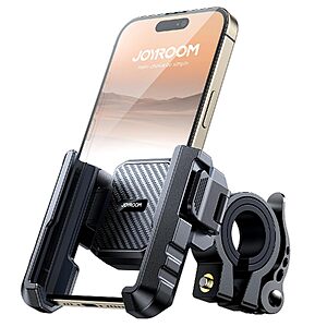 $6.99 – Joyroom Motorcycle & Bike Phone Mount (Black) – Lowest Price Ever at Amazon with  + Free Shipping