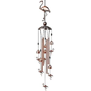 $5.99 – 35″ Flamingo Wind Chimes (Copper Colored) + Free Shipping w/ Prime or on $35+