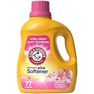 $6.80 – SnS, AC * | 100.5oz. Arm & Hammer Plus Softener Liquid Detergent (Orchard Bloom) at Amazon