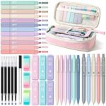 $11.97 – Four Candies 39-Count School Supplies Set w/ Pencil Case, Highlighters, Gel Pens & Mechanical Pencils (Pink) –  w/ S&S + Free Shipping