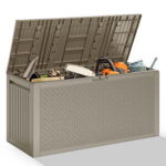 $59.99 – 90 Gallon Segmart Resin Outdoor Storage Box, Multi-function Deck Box (3 Colors) Available at Walmart for + Free Shipping