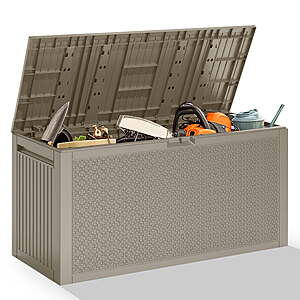 $59.99 – 90 Gallon Segmart Resin Outdoor Storage Box, Multi-function Deck Box (3 Colors) Available at Walmart for + Free Shipping