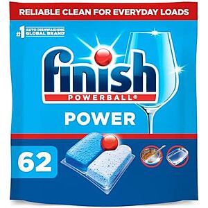 62-Count Finish Power Dishwasher Pods on Amazon