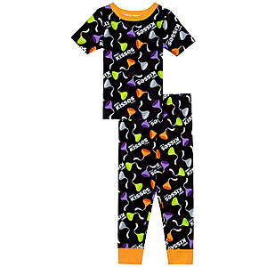 Bluey 2 Pcs Character Toddler Halloween Short Sleeve Top and Pant Pajama Set