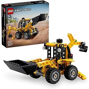 104-Piece LEGO Technic Backhoe Loader 42197