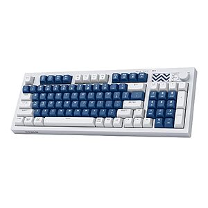$16.99 – 94-Key WeGear Pastel Wireless Tri-Mode Gaming Keyboard w/ Media Knob (3 Colors) – Lowest Price Ever at Amazon with Promo Code 7HJHWE9X
