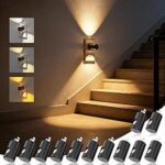 $18.99 – 12-Count JandCase 180° Rotating Mini Lens LED Night Lights w/ Dusk-to-Dawn Sensor (3 Color Temperatures, Dimmable)  ($1.58 each) & More + Free Shipping w/ Prime or on $35+