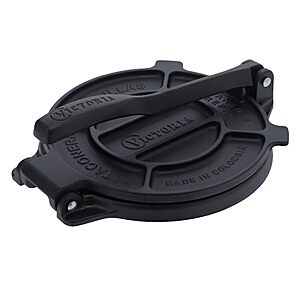 $29.84 – Victoria Cast Iron Tortilla Press, Roti Maker and Tortilladora, Pataconera Seasoned with Flaxseed Oil, Made in Colombia, Traditional Style, Black, 8-Inch – Lowest Price Ever at Amazon