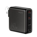 $23.99 – 140W 4-Port GaN USB-C Laptop Charger w/ PD 3.1 (Black)  + Free Shipping w/ Prime or on $35+