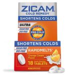 $4.33 – 18-Count Zicam Ultra Cold Remedy Zinc Rapidmelts (Orange Cream)  w/ S&S + Free Shipping w/ Prime or on $35+