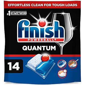 $2.74 – SnS, AC | 14-Count Finish Quantum Dishwasher Pods at Amazon