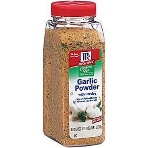 $9.09 – SnS, AC * | 24-Oz McCormick California Style Garlic Powder With Parsley Coarse Grind Blend at Amazon