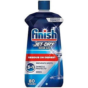 $2.74 – SnS, AC * | 8.45-Oz Finish Jet-Dry Dishwasher Rinse Aid & Drying Agent at Amazon