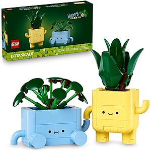 $18.39 – * | 217-Piece LEGO Botanicals – Happy Plants (10349, 2025) at Amazon