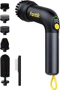 $35.99 – Fanttik G9 Handy Cordless Electric Spin Scrubber w/ 5 Brush Heads & LED Display –  + Free Shipping