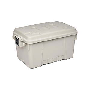 $13.83 – Plano Sportsman’s Trunk, Smoke, 14-Gallon Lockable Storage Box