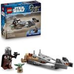 $6.99 – * | 58-Piece LEGO Star Wars: The Mandalorian – The Mandalorian & Grogu’s Speeder Bike (75436, 2026) at Amazon