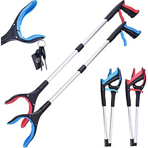 $8.38 – 2-Pack 32″ Matthew Foldable Grabber Reacher Tool ($4.19 Each) + Free Shipping w/ Prime or on $35+