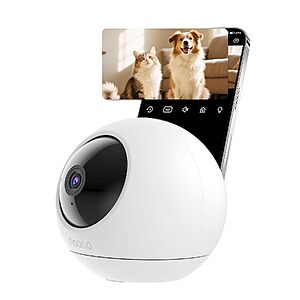 $13.99 – Noorio T110 2K 360° Pan-Tilt Indoor Security Camera w/ Dual-Band WiFi 6, Pet Tracking, Color Night Vision & Two-Way Audio + Free Shipping w/ Prime or on $35+