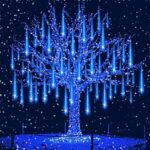 $6.44 – 26.9-ft Aukora 8-Tube Blue LED Meteor Shower Rain Lights (192 LEDs, 30cm Tubes) + Free Shipping